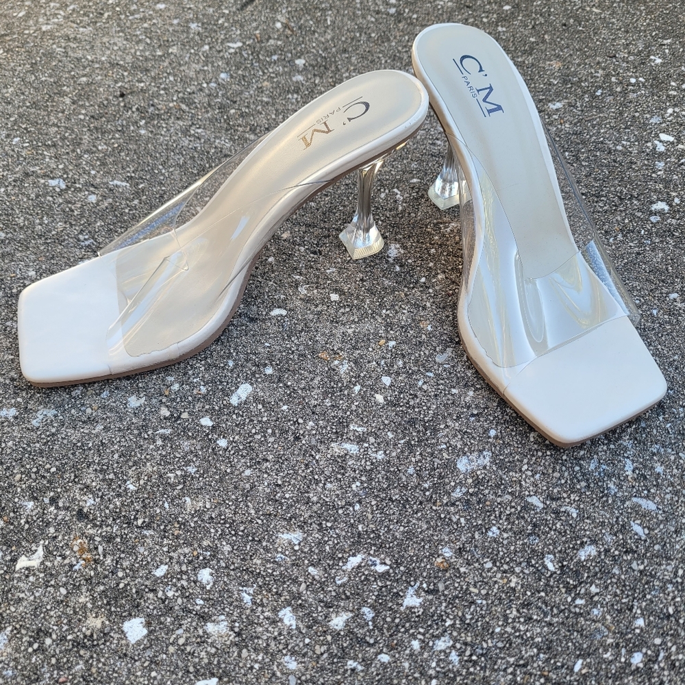 Gorgeous clear heels by CMparis
